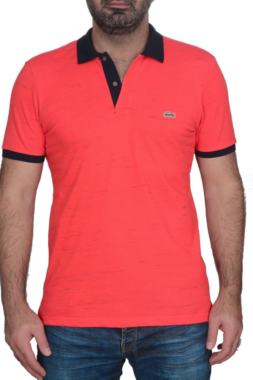 POLO YAKA - SLIM FIT - NAR ÇİÇEĞİ