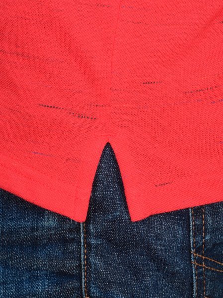 POLO YAKA - SLIM FIT - NAR ÇİÇEĞİ