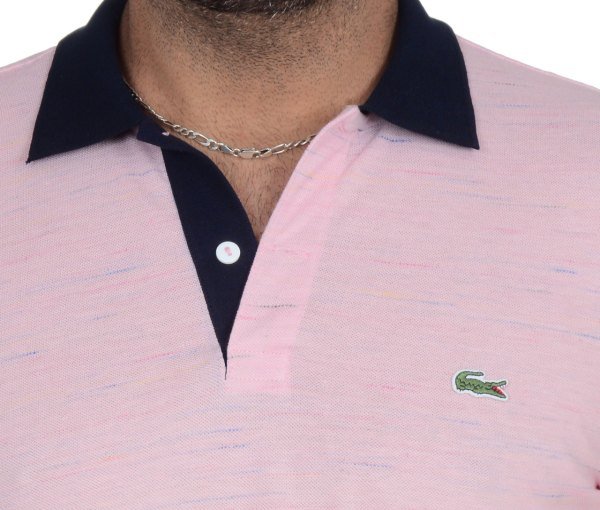 POLO YAKA - SLIM FIT - PEMBE
