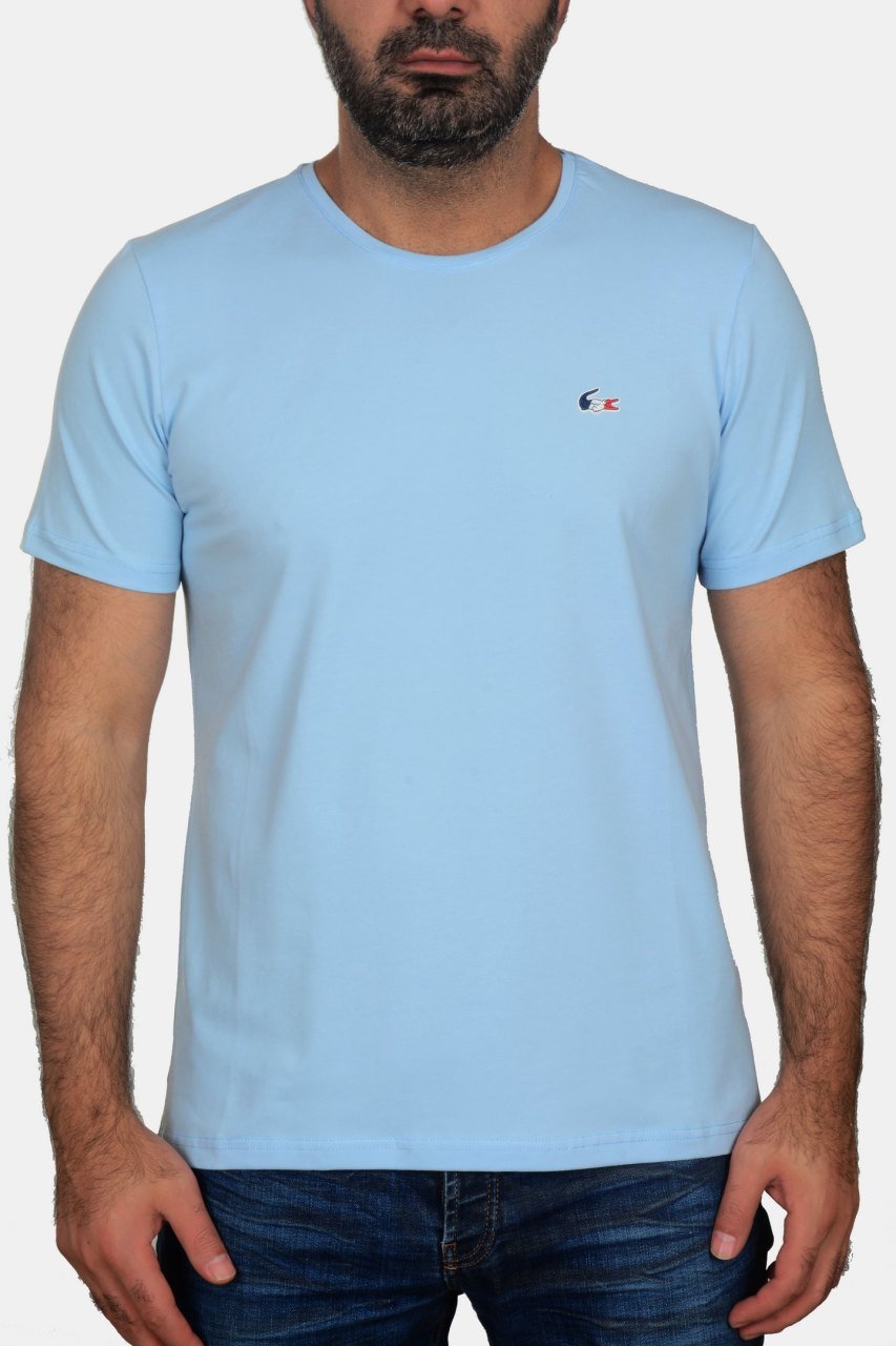 SIFIR YAKA -REGULAR/SLİM FİT - AÇIK MAVİ