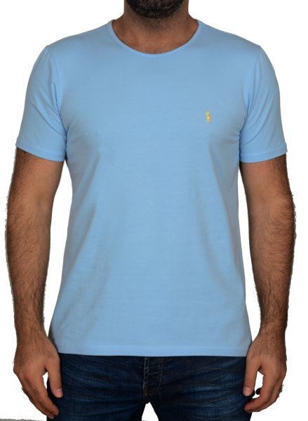 SIFIR YAKA -REGULAR/SLİM FİT - AÇIK MAVİ