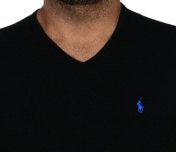 V YAKA -REGULAR/SLİM FİT - SİYAH