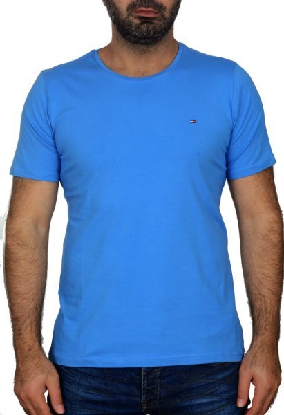 SIFIR YAKA -REGULAR/SLİM FİT - MAVİ