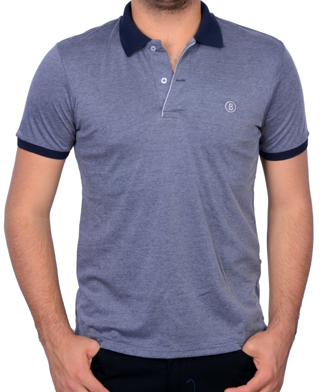 POLO YAKA - SLIM FIT - ANTRASİT