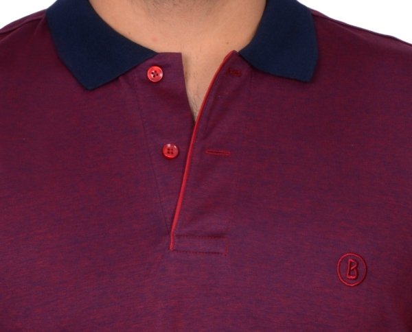 POLO YAKA - SLIM FIT - BORDO