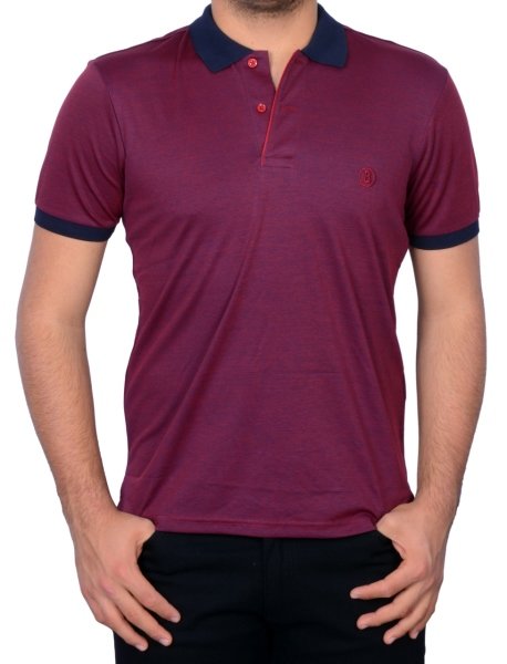 POLO YAKA - SLIM FIT - BORDO