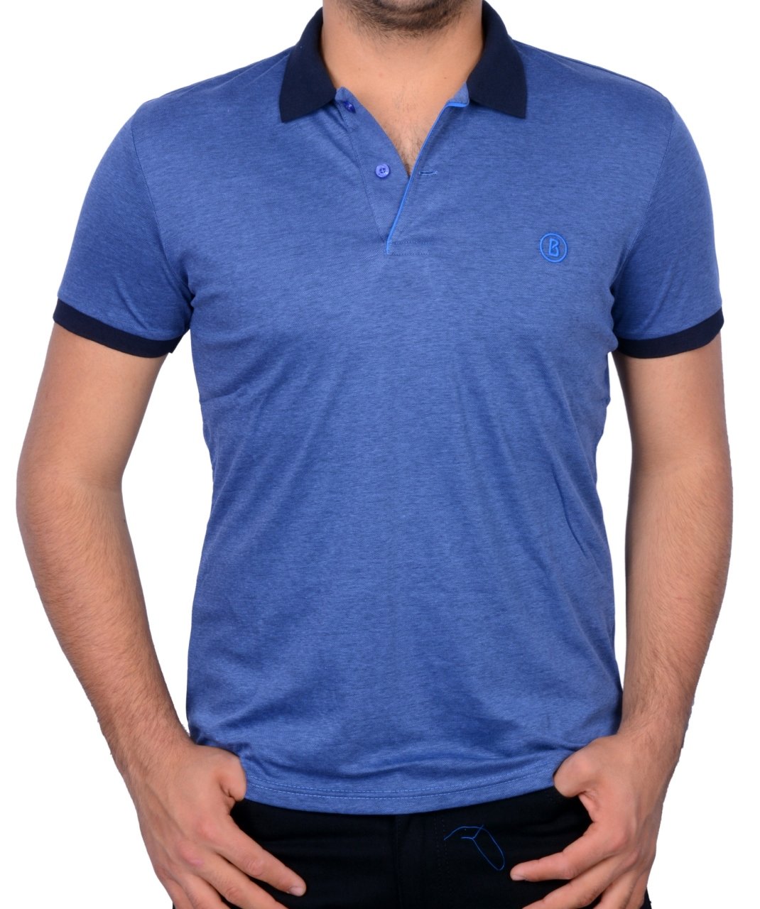 POLO YAKA - SLIM FIT - İNDİGO