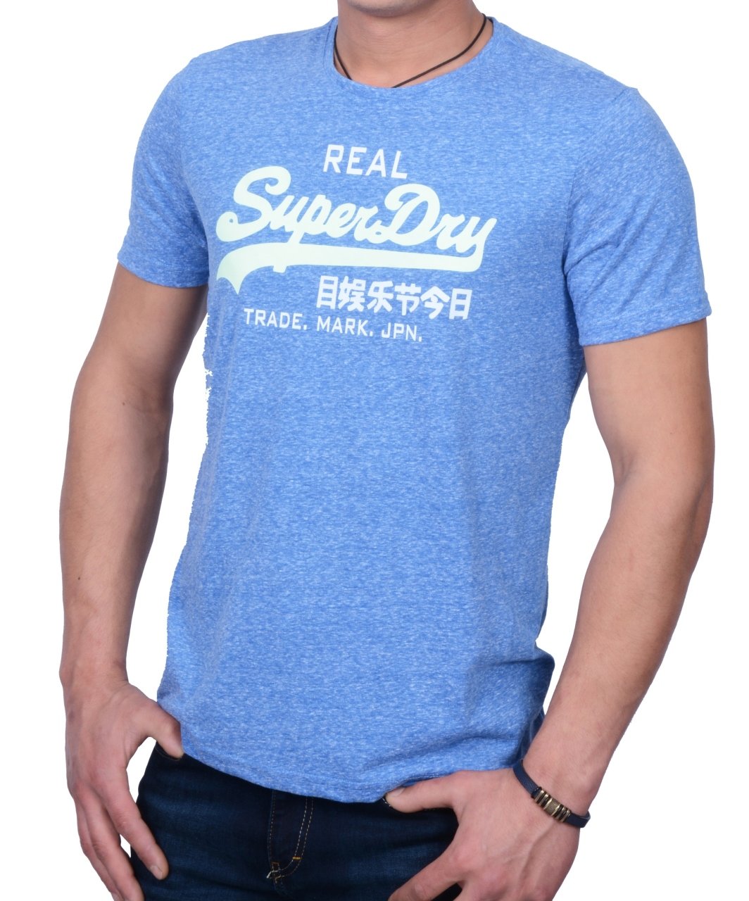 SIFIR YAKA -REGULAR/SLİM FİT - MAVİ