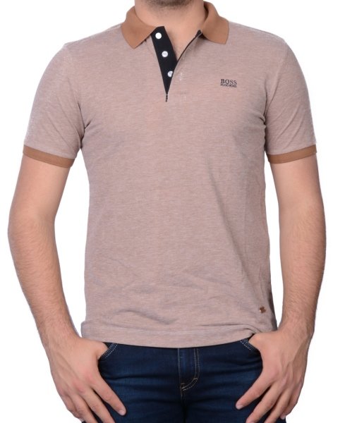 POLO YAKA -REGULAR/SLIM FIT - KAHVERENGİ