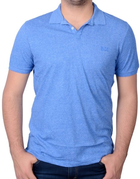 POLO YAKA -REGULAR/SLİM FİT SAKS MAVİ