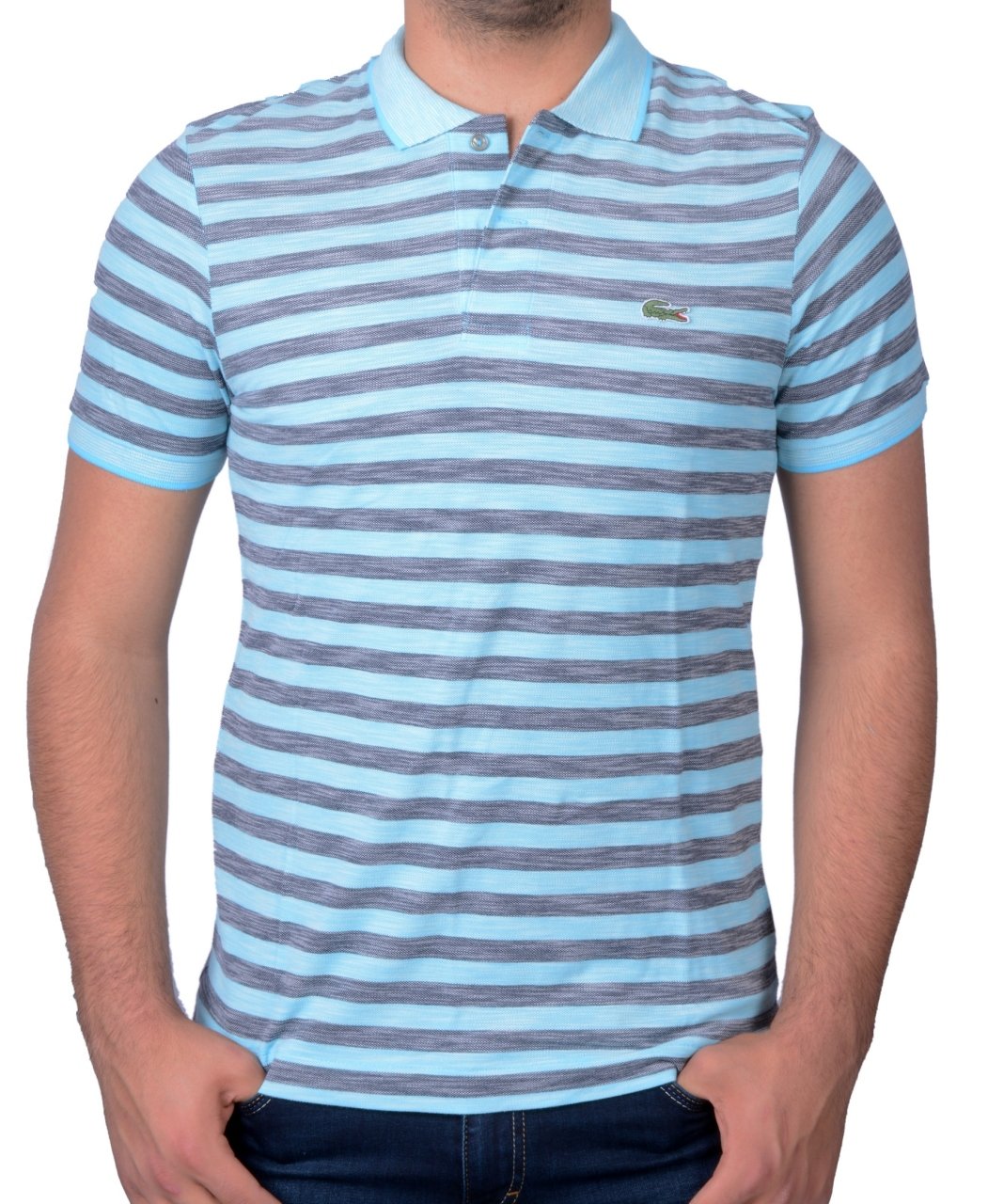 POLO YAKA -REGULAR/SLİM FİT AÇIK MAVİ