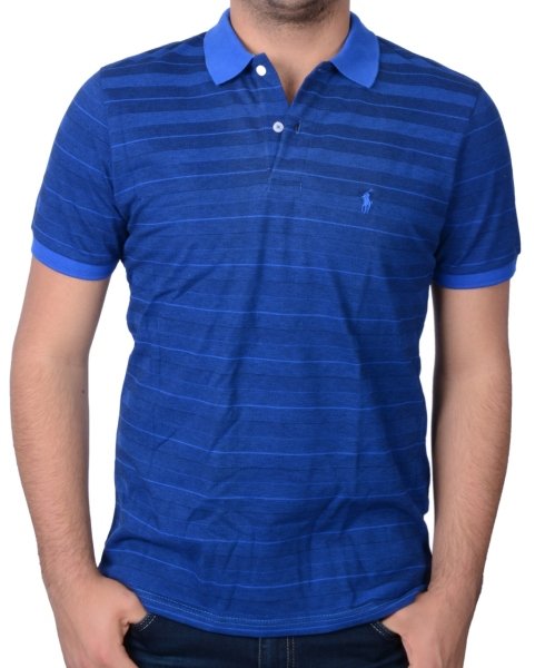 POLO YAKA -REGULAR/SLİM FİT SAKS MAVİ