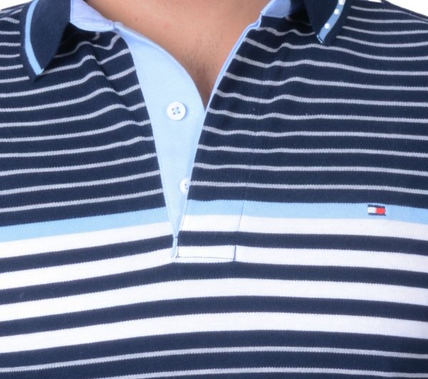 POLO YAKA -REGULAR/SLİM FİT BEYAZ/LACİVERT