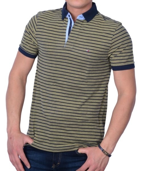 POLO YAKA -REGULAR/SLİM FİT HARDAL