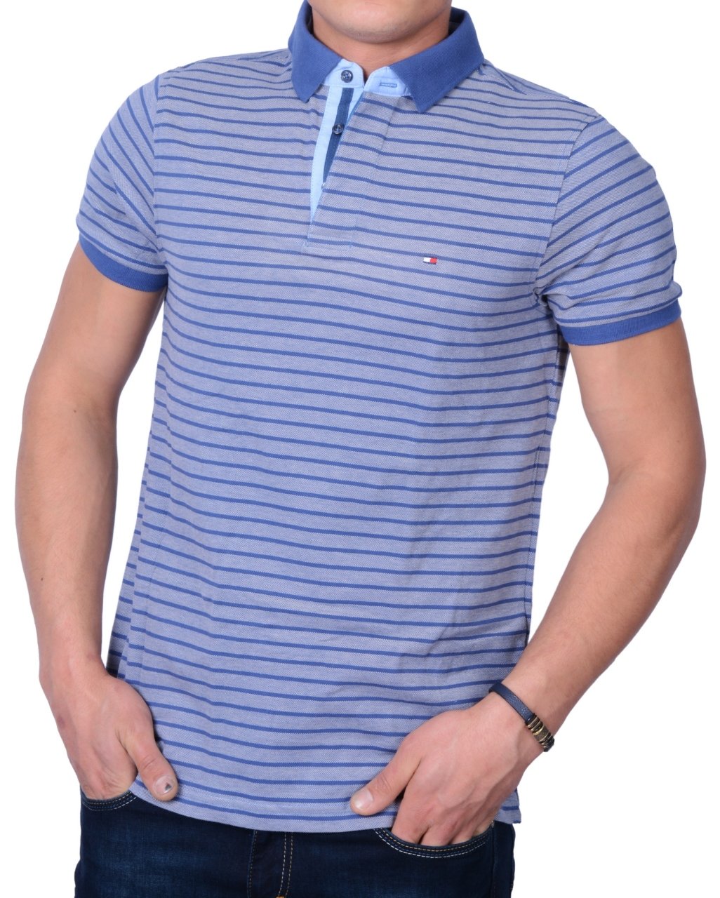 POLO YAKA -REGULAR/SLİM FİT MAVİ