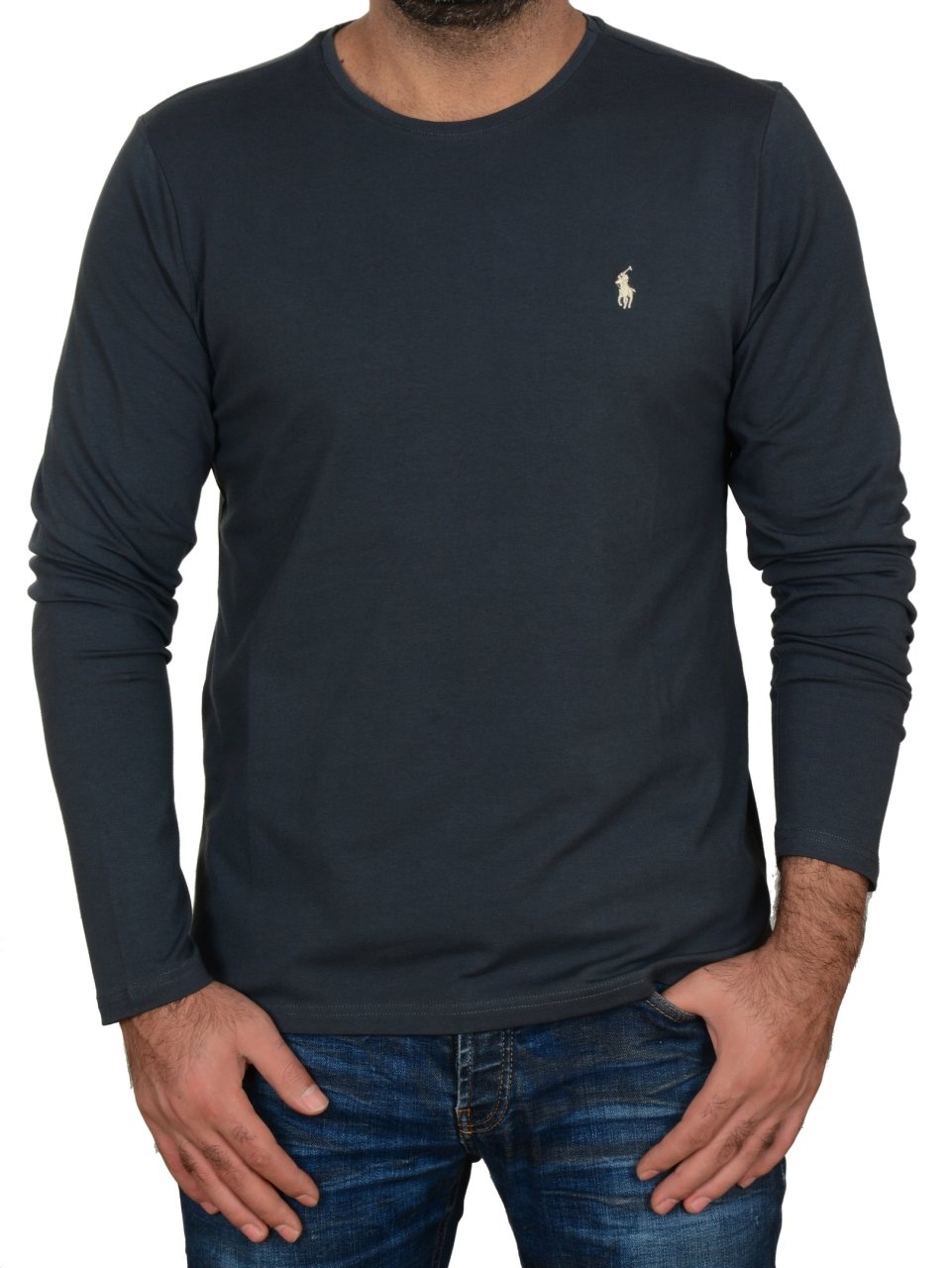 SIFIR YAKA-RAGULAR/SLİM FİT ANTRASİT