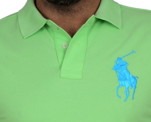 POLO YAKA-REGULAR/SLİM FİT FISTIK YEŞİLİ