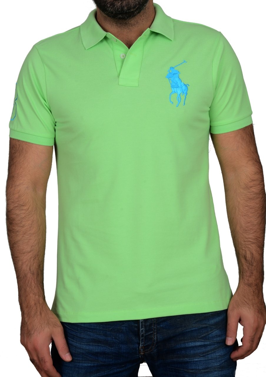 POLO YAKA-REGULAR/SLİM FİT FISTIK YEŞİLİ