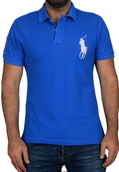 POLO YAKA-REGULAR/SLİM FİT SAKS MAVİ