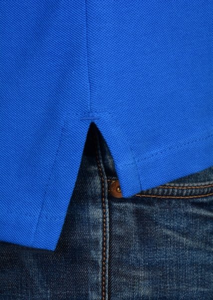 POLO YAKA-REGULAR/SLİM FİT SAKS MAVİ