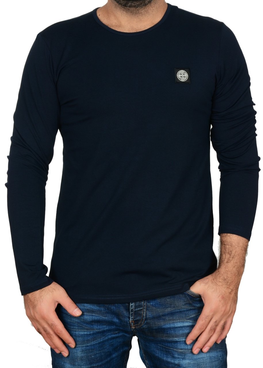 SIFIR YAKA-RAGULAR/SLİM FİT LACİVERT