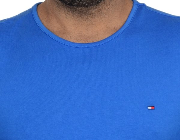 SIFIR YAKA-RAGULAR/SLİM FİT SAKS MAVİ