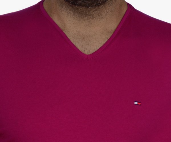 V YAKA-REGULAR/SLİM FİT FUŞYA