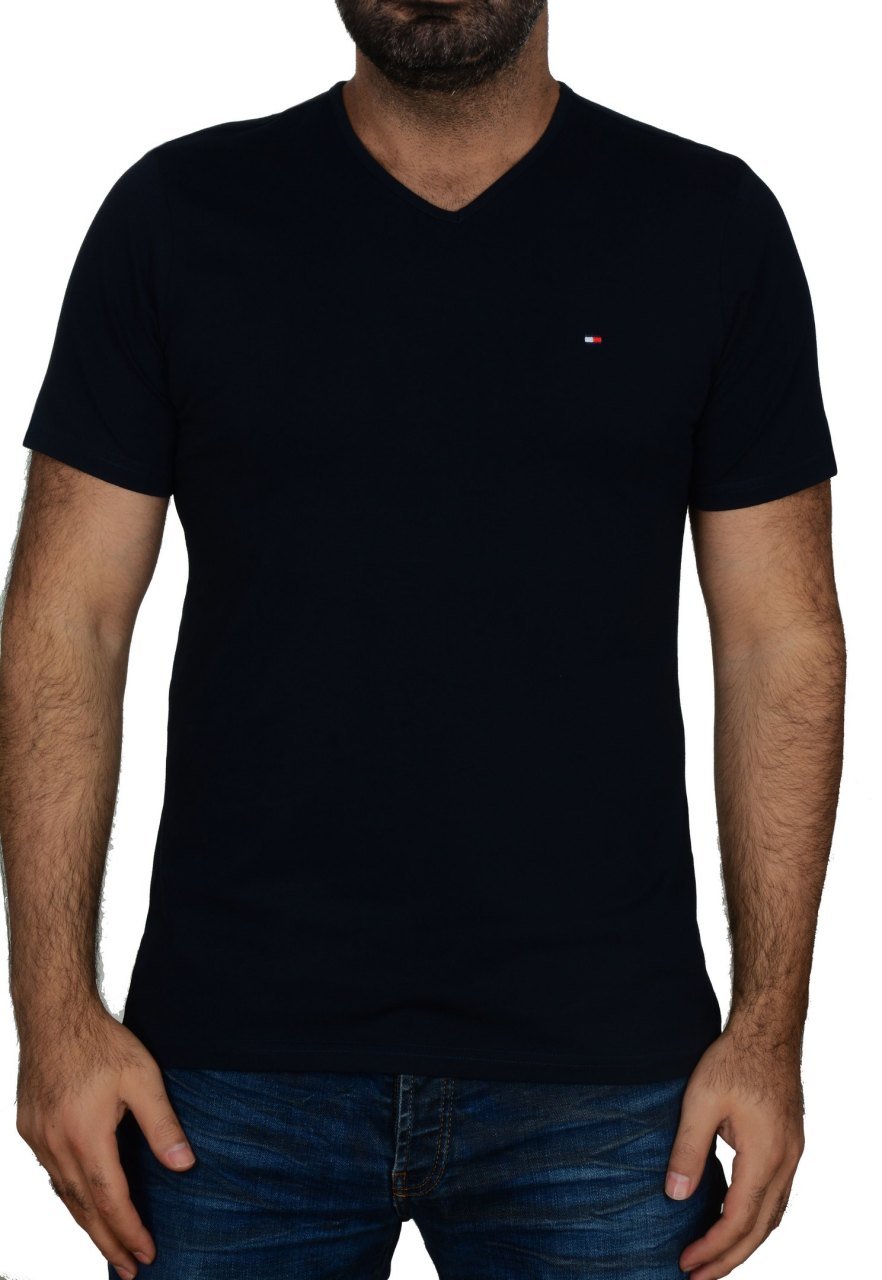 V YAKA-REGULAR/SLİM FİT LACİVERT