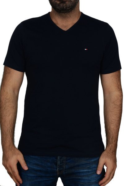 V YAKA-REGULAR/SLİM FİT LACİVERT