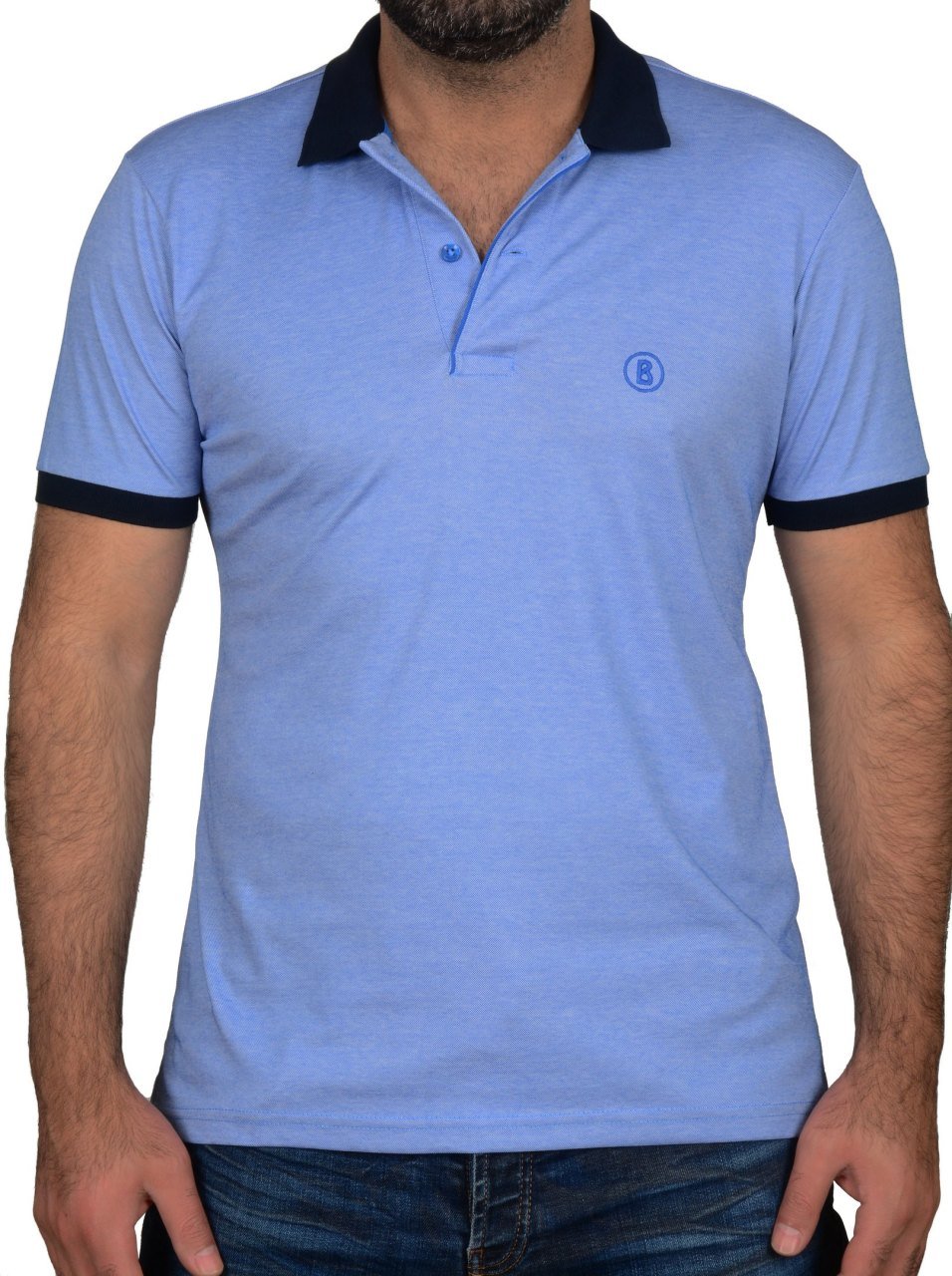 POLO YAKA - SLIM FIT - MAVİ