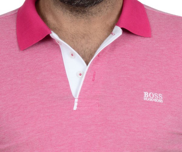 POLO YAKA -REGULAR/SLIM FIT - FUŞYA