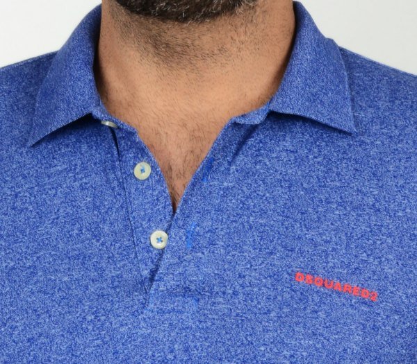 POLO YAKA-REGULAR/SLİM FİT SAKS MAVİ