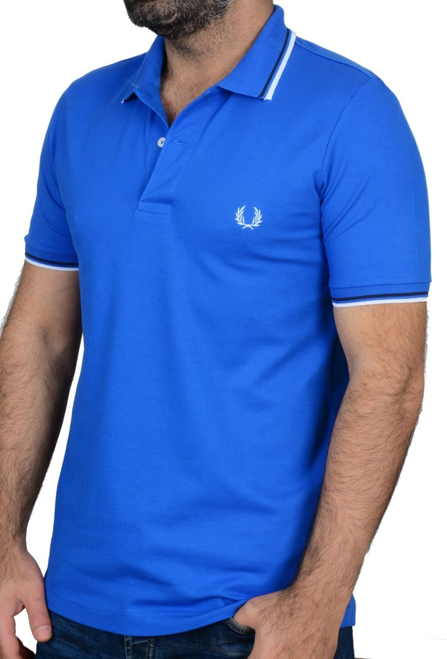 POLO YAKA-REGULAR/SLİM FİT SAKS MAVİ