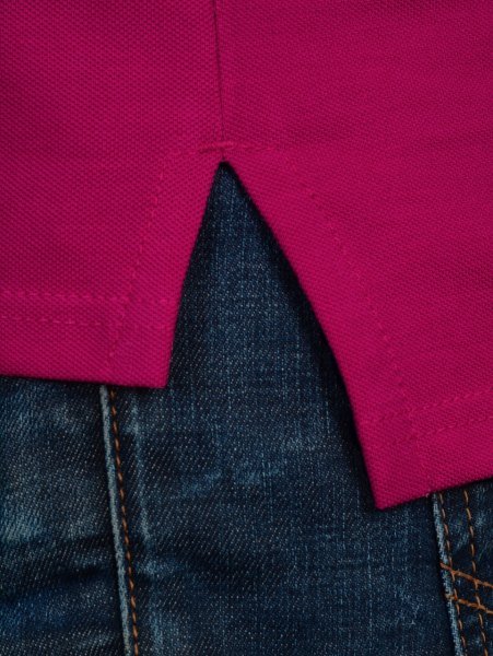 POLO YAKA -REGULAR/SLİM FİT - FUŞYA