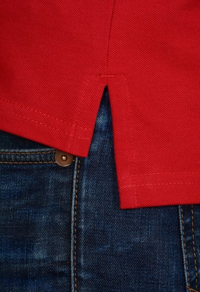 POLO YAKA -REGULAR/SLİM FİT - KIRMIZI