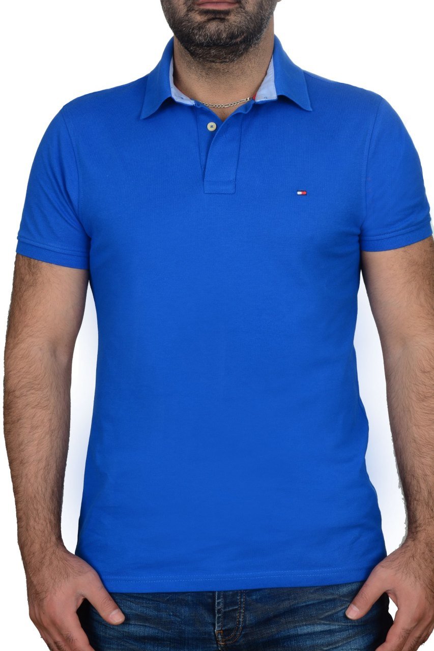 POLO YAKA -REGULAR/SLİM FİT - SAKS MAVİ