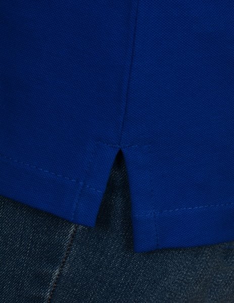 POLO YAKA-REGULAR/SLİM FİT SAKS MAVİ