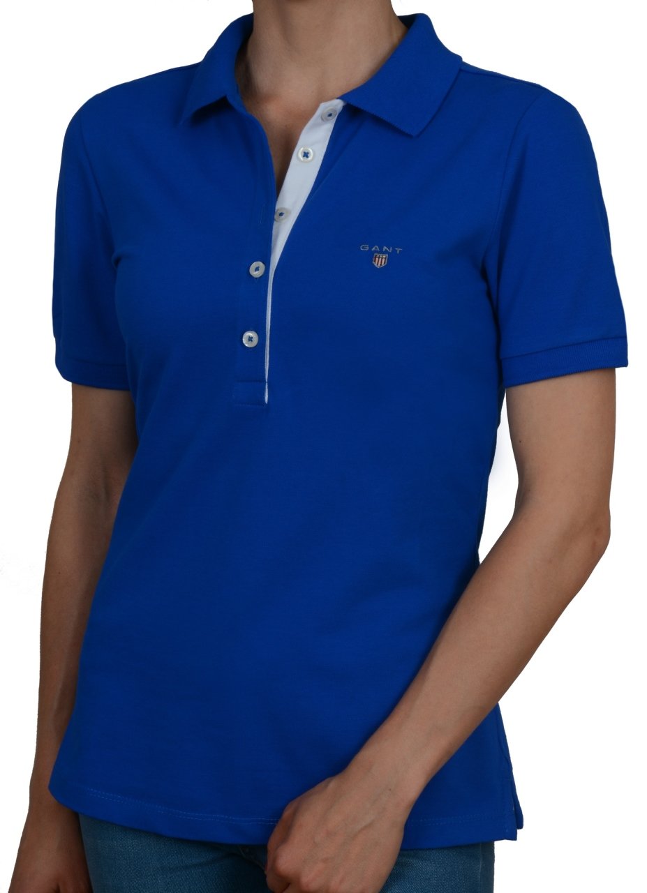 POLO YAKA-REGULAR/SLİM FİT SAKS MAVİ